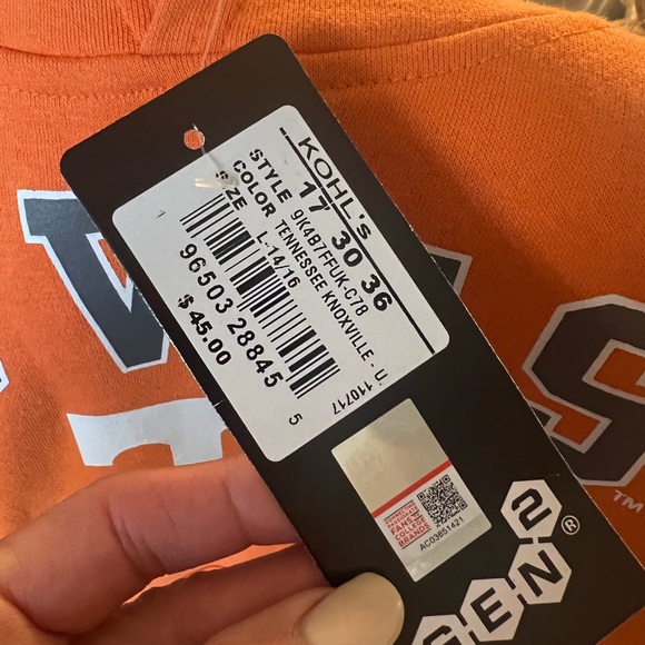 NWT Tennesse Volts youth hoodie Size 14/16. - Picture 4 of 4